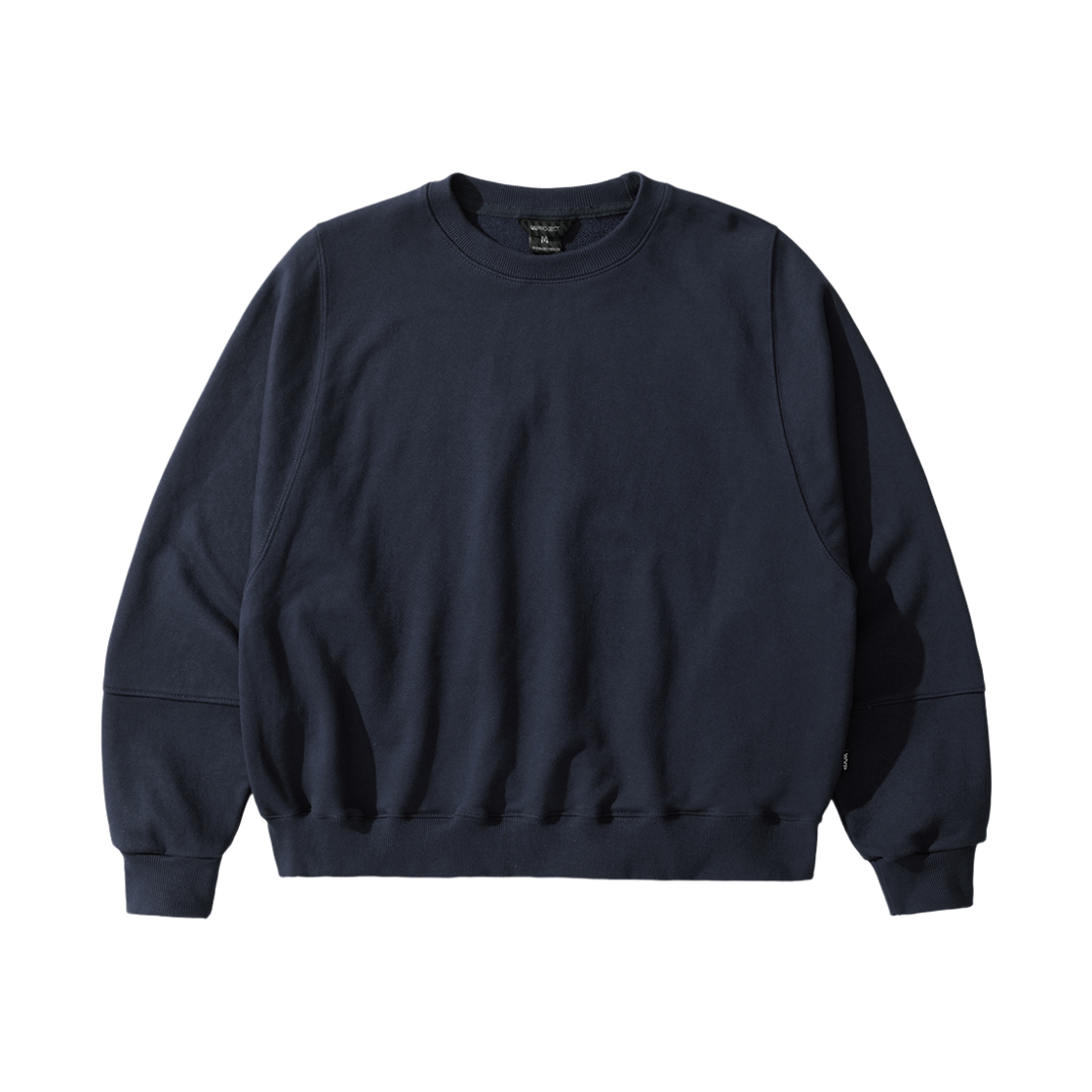 ISMT7874_navy_29 WV PROJECT Round Balloon Crop Sweatshirt Navy ISMT7874
