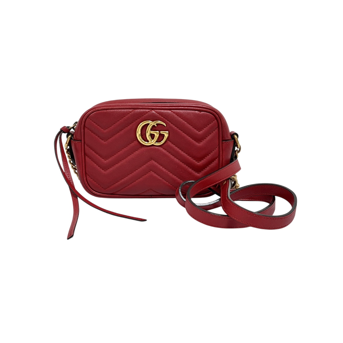 구찌 GG 마몽 마틀라세 미니 크로스백 숄더백(Gucci GG Marmont Matelasse Mini Crossbody Bag)
