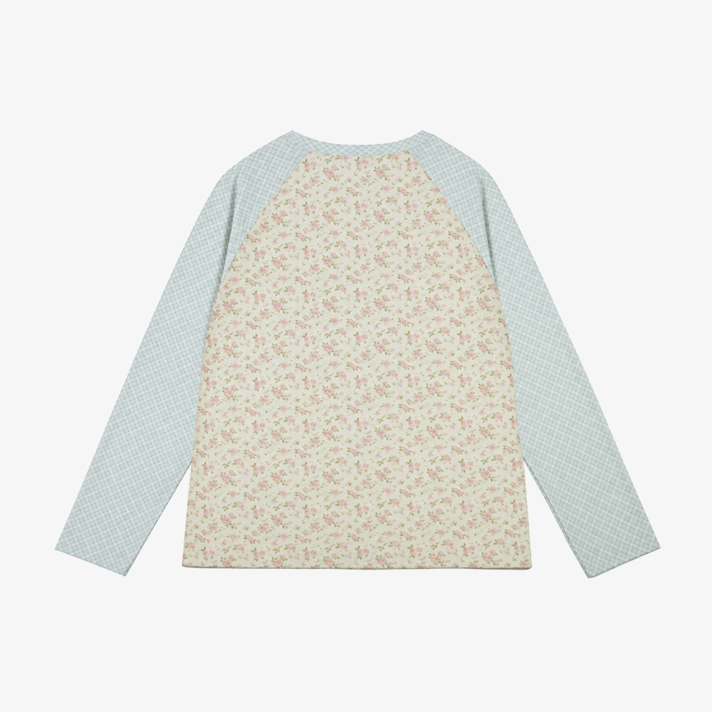 언스테디마켓 스타더스트 나그랑 롱슬리브 플라워(Unsteady Market Stardust Raglan LS Tee_Flower) - 2