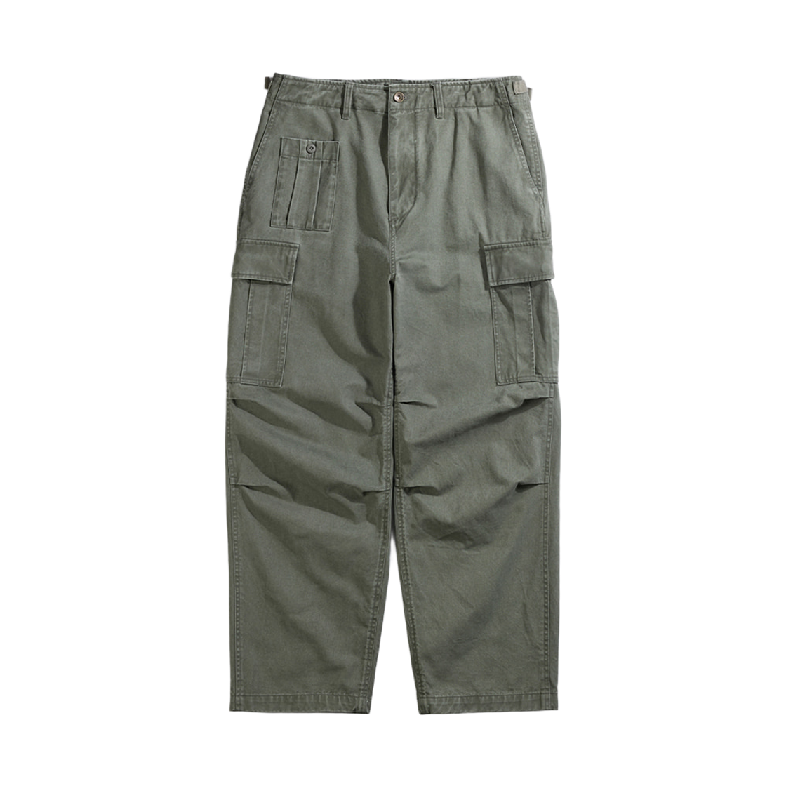 GW2CPT03-ov Guernsey Woollens Washed British Army Field Pants Olive