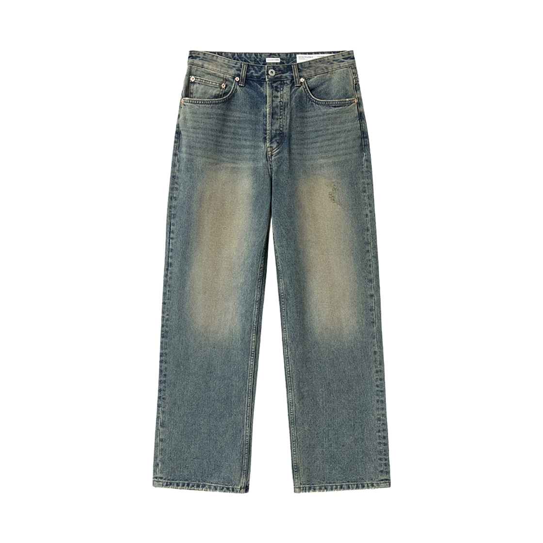 YPA26AWDE01BL YOUCHE PRET A PORTER SI Aged Tint Straight Denim Dust Blue