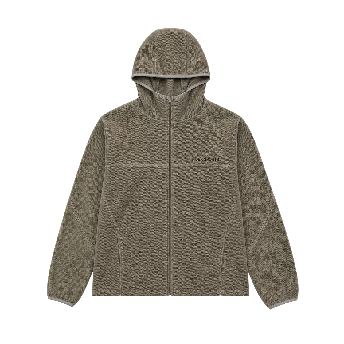 H1AM3USFC020BG HDEX EZ Prime Thermal Fleece Zip-Up Beige