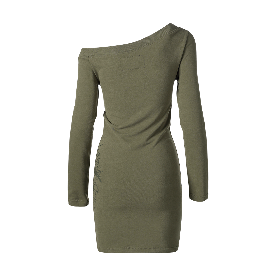 더바이닐하우스 오프숄더 원피스(W) 올리브(Thevinylhouse Off Shoulder One-Piece(W) Olive) - 3