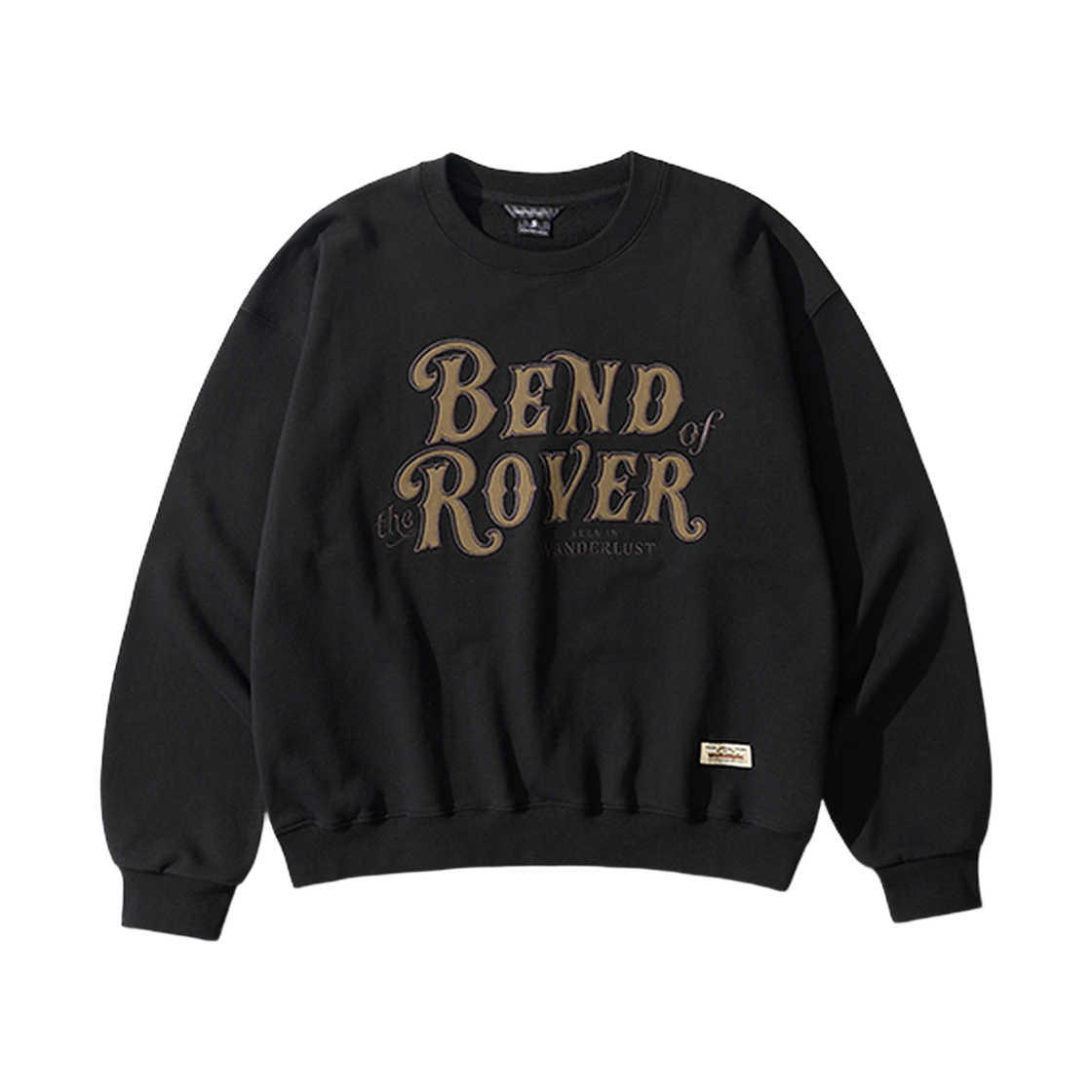 ISMT7876_black_29 WV PROJECT Band Rover Heavy Cotton Sweatshirt Black ISMT7876