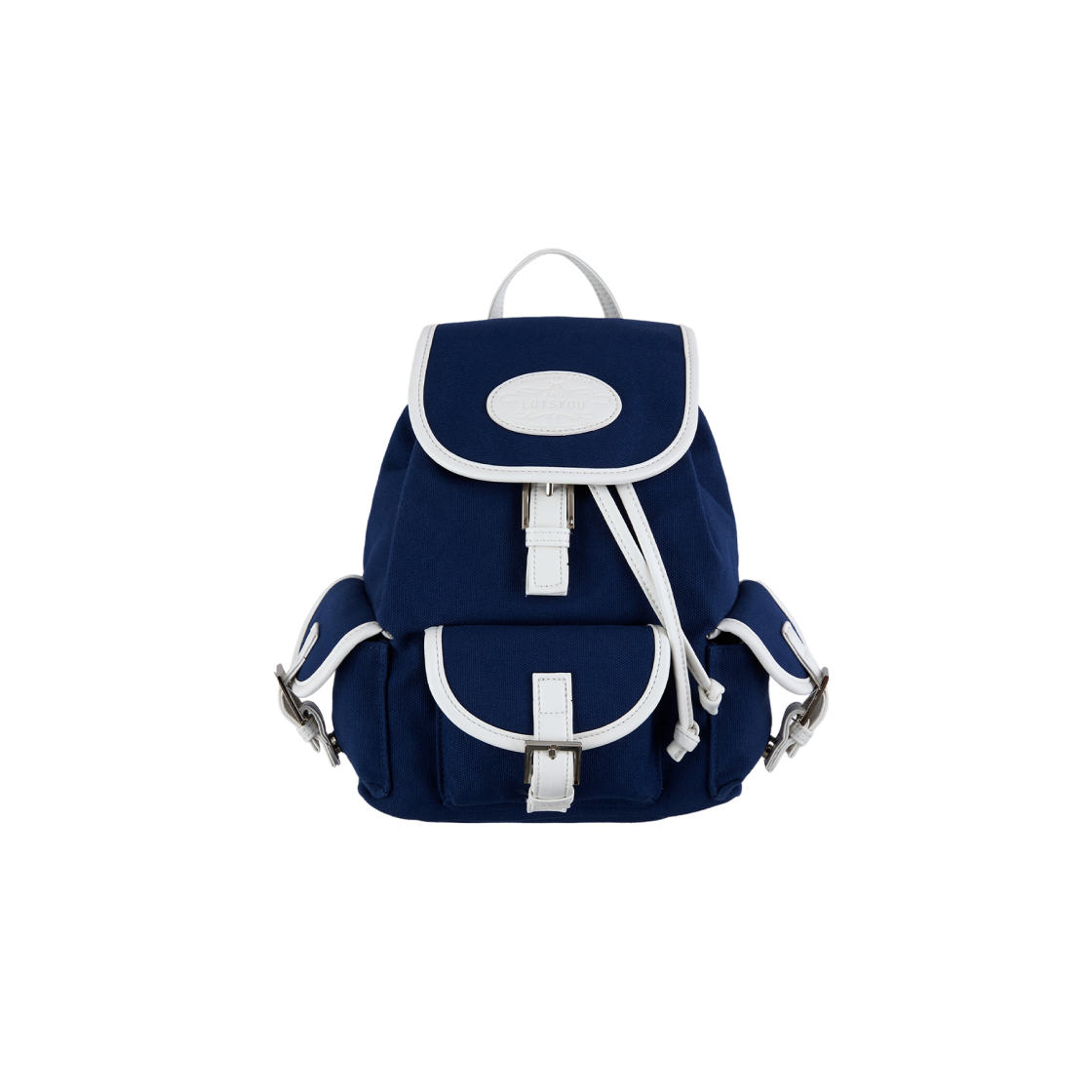 LOTI5BAW531ONY LOTS YOU Nostalgia Canvas Backpack Navy