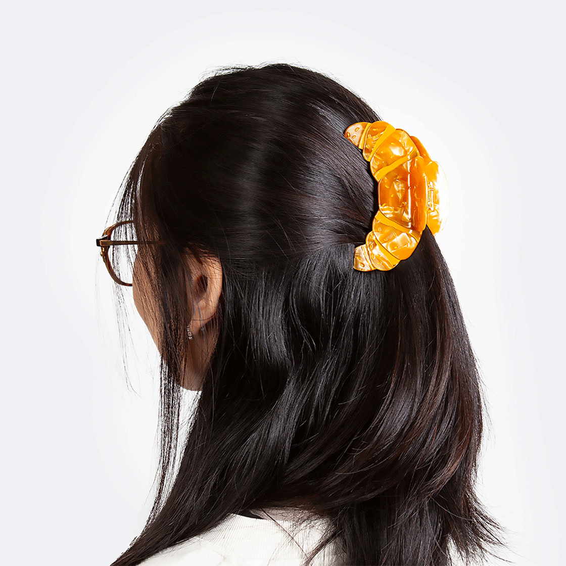 잇마이삭스 Croissant 크로와상 헤어 집게핀(Eat My Socks Croissant  Hair Claws) - 2