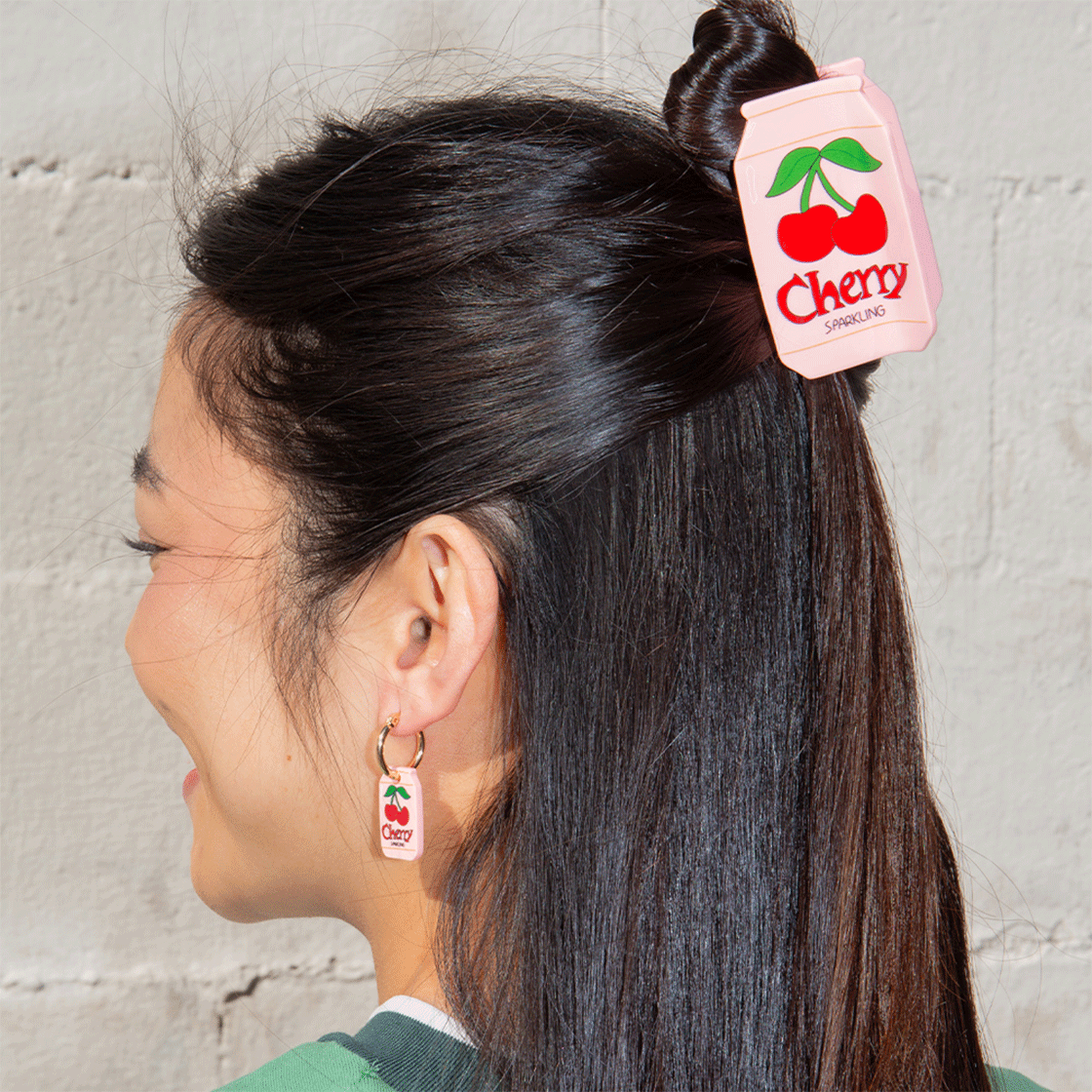 잇마이삭스 Cherry Soda 체리소다 헤어 집게핀(Eat My Socks Cherry Soda Hair Claws) - 3