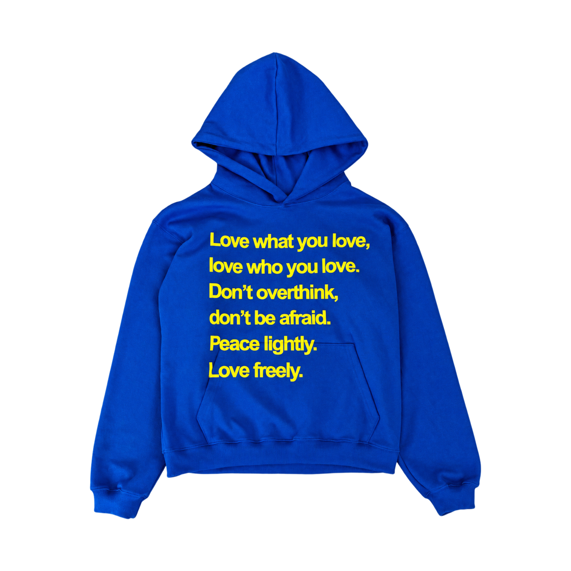 26fw-1-lfh-bu 225 Love Freely Hoodie Blue