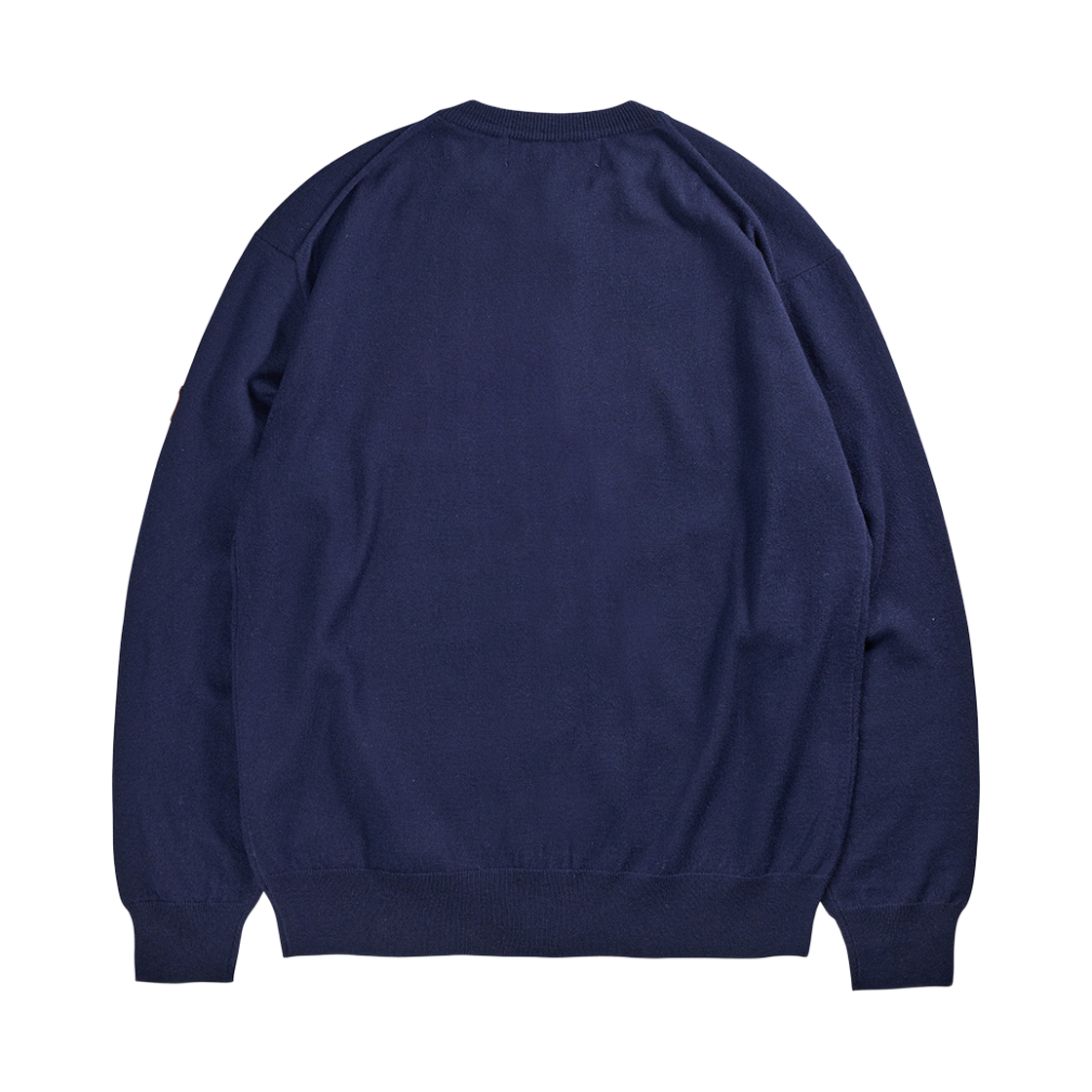 건지울른스 슈퍼파인 메리노울 라운드넥 가디건 네이비(Guernsey Woollens Superfine Merino Wool Round Neck Cardigan Navy) - 2