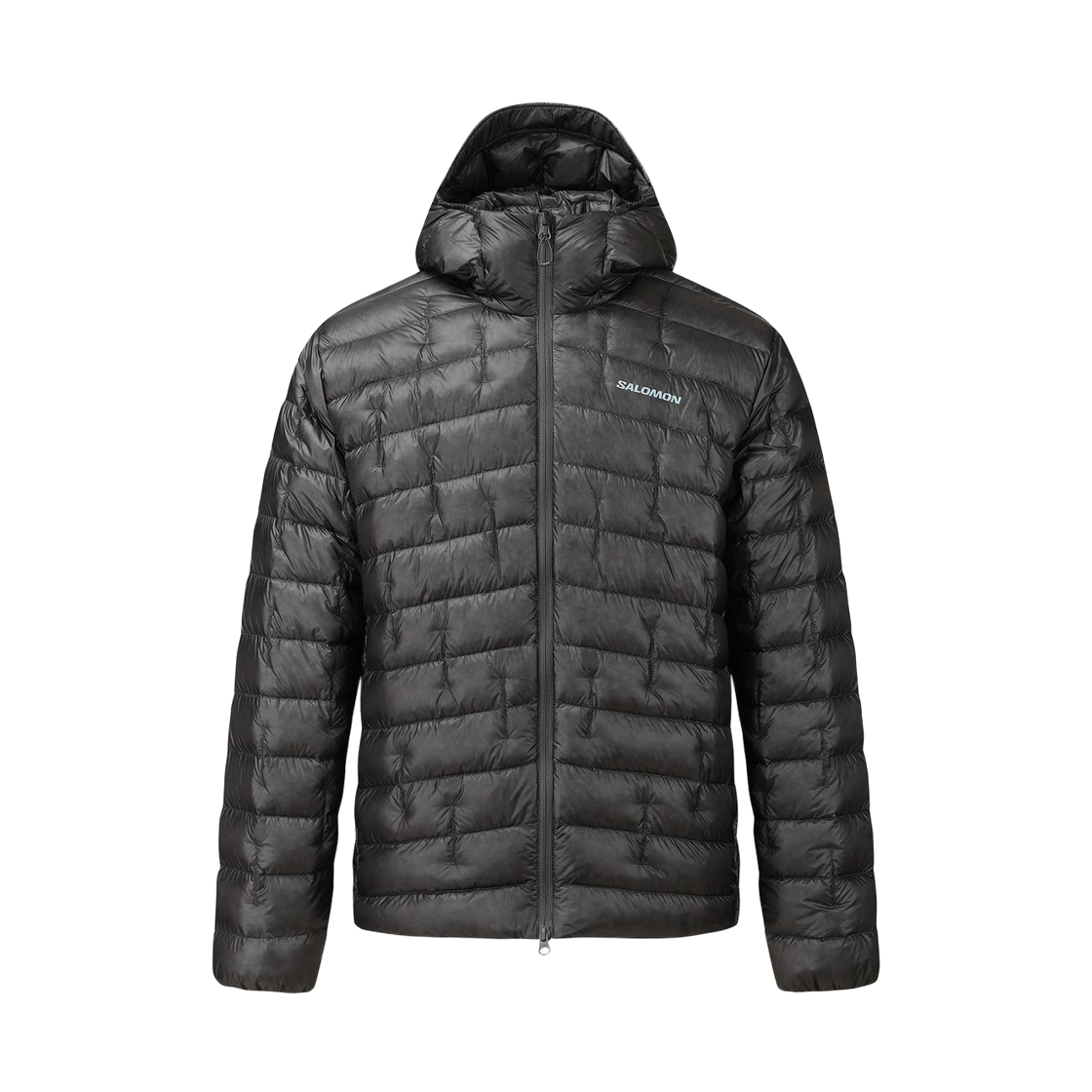LD0380200 Salomon Butte Hooded Down Jacket Dark Charcoal