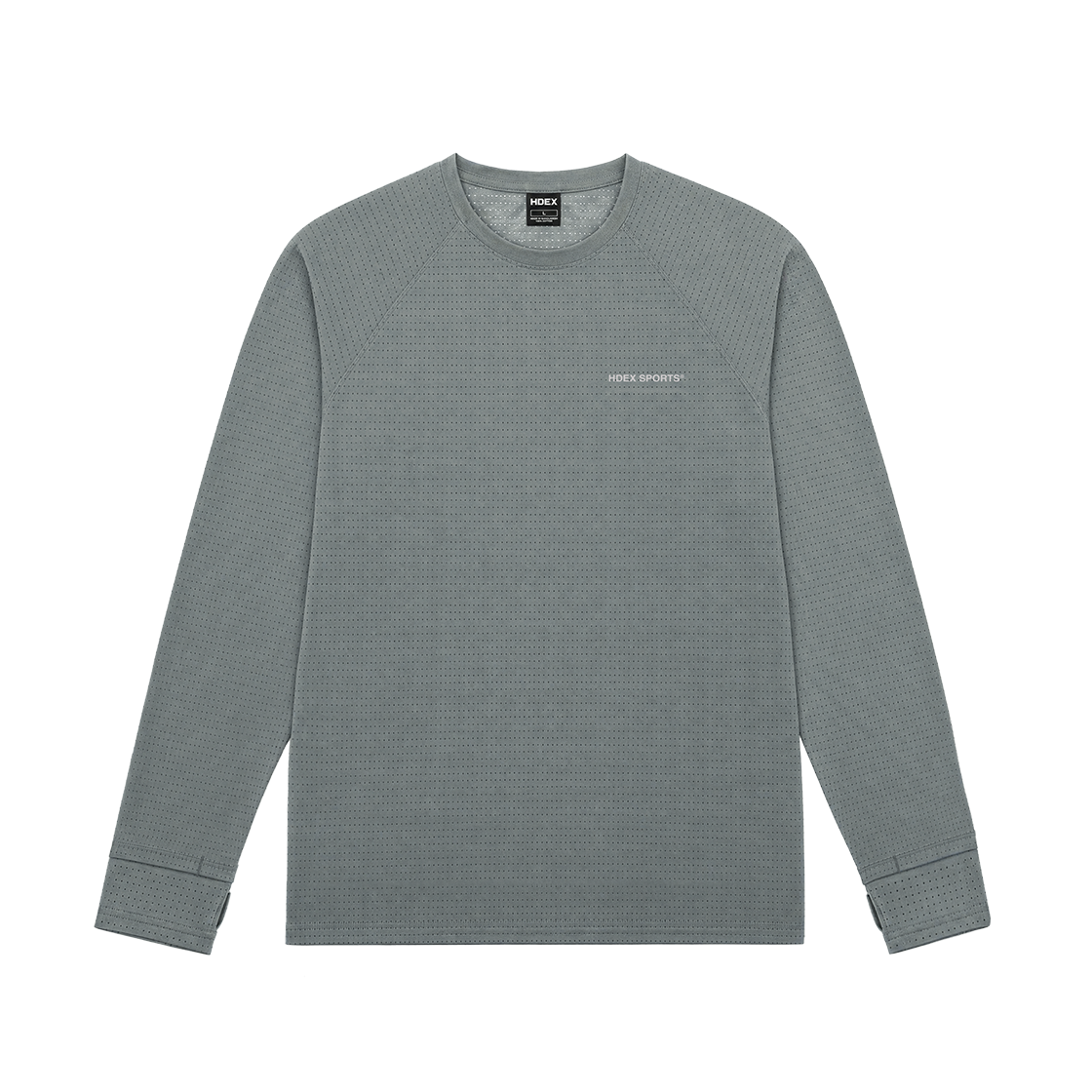 H1AM3USTL140GY HDEX Ventil Running Long Sleeve Gray