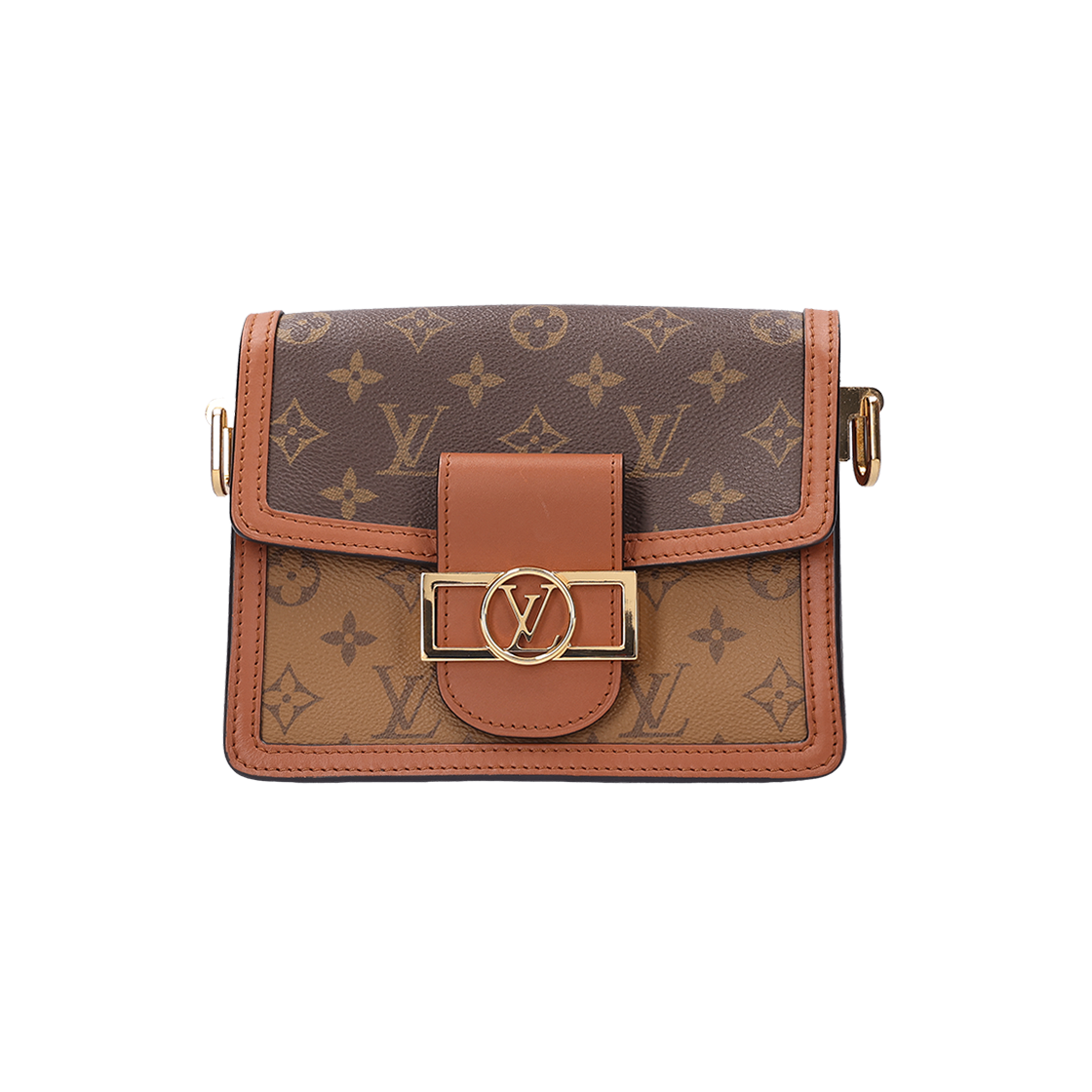 ITIVUIM2S3V8 Louis Vuitton Mini Dauphine Monogram Canvas Brown