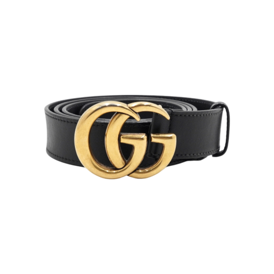 IT6NPQS46FKM Gucci Double G Marmont Buckle 3CM Leather Belt
