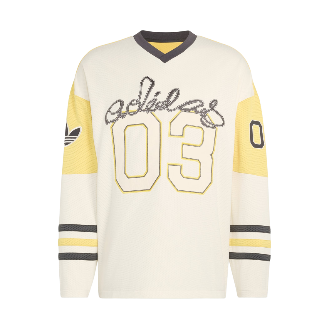 KU9188 Adidas Originals Hockey Long Sleeve Jersey Eqt Yellow - KR Sizing