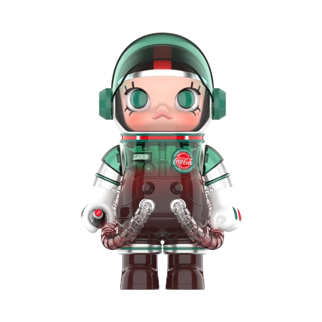 - Pop Mart Mega Space Molly 400% Iconic Coca-Cola