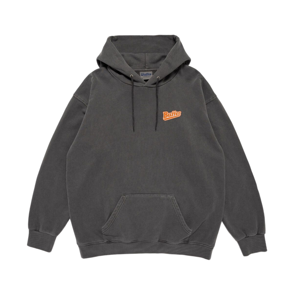 버퍼 밀크 풀 오버 후드 블랙(Buffer Milk Pull Over Hoody Black) - 2