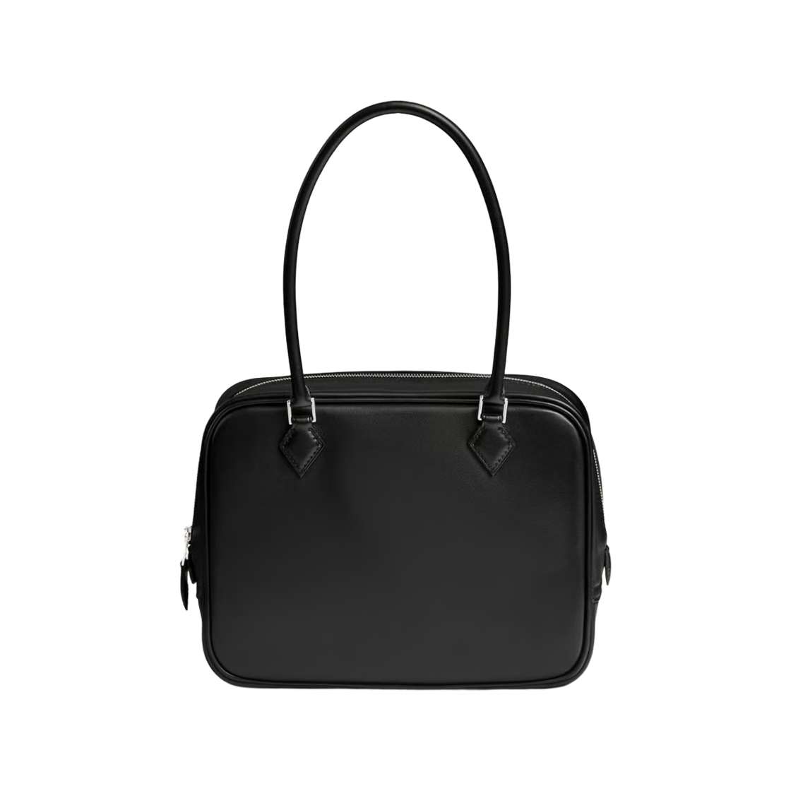 H086613CK89 Hermes Plume Mini Bag Calfskin & Palladium Noir