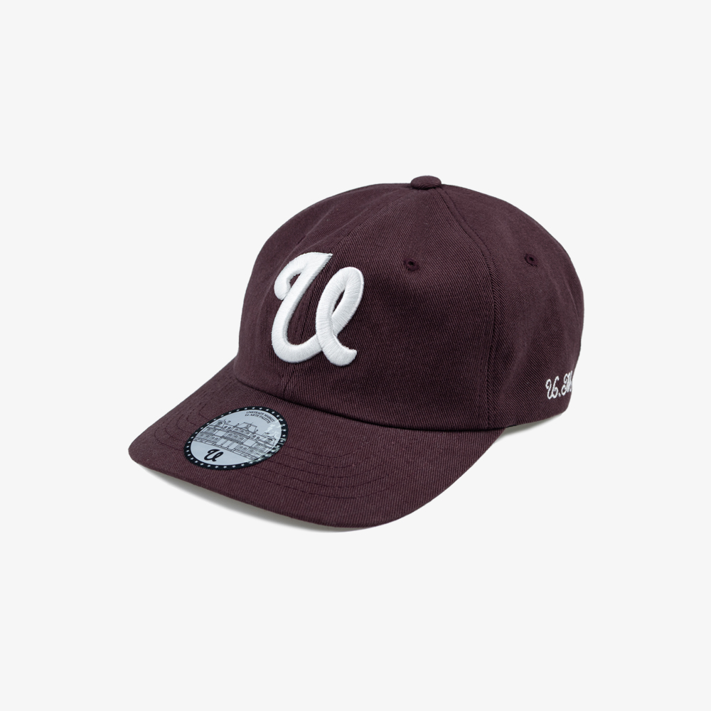 언스테디마켓 빈티지 볼캡 버건디(Unsteadymarket Vintage 6 Panel Cap_Burgundy) - 3