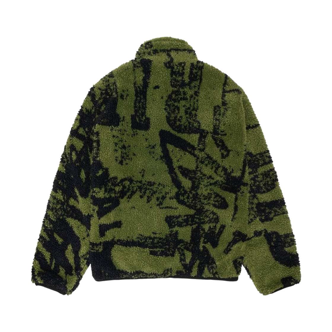 스투시 쉐르파 리버시블 스탬프 자켓 그린(Stussy Sherpa Reversible Stamp Jacket Green) - 2