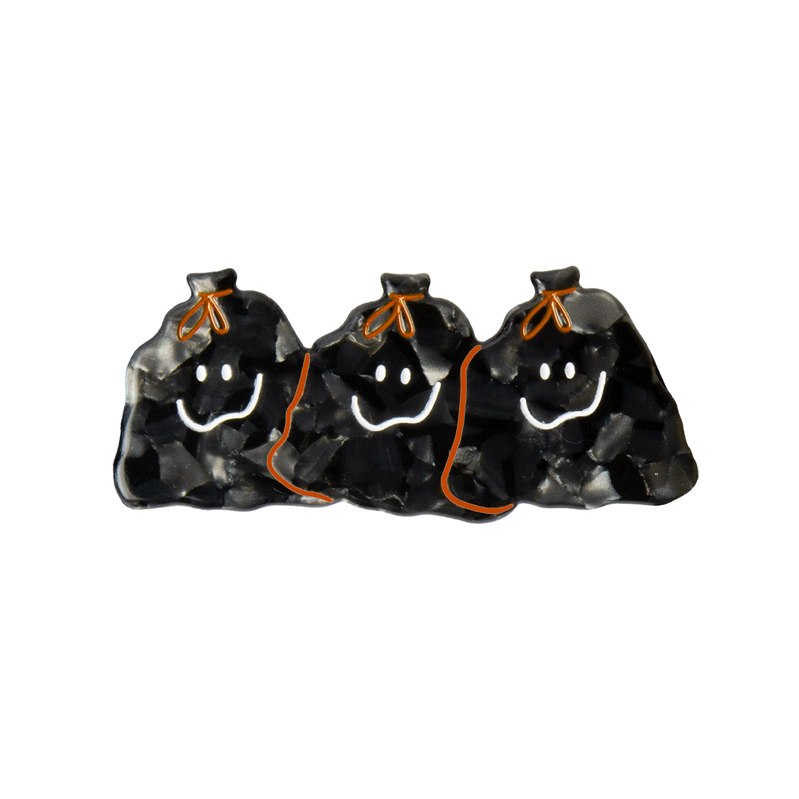 Trash Hair Clips Eat My Socks Trash Hair Clips