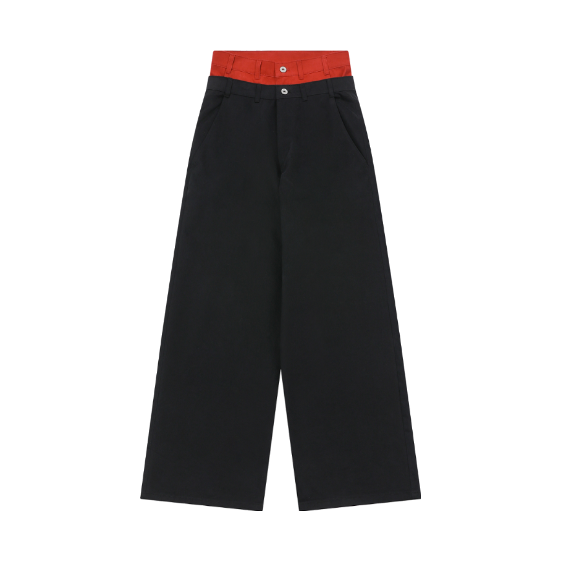 구미코 스위치 스커트 팬츠 레드&블랙(9umiko Switch Skirt Pants Red&Black)