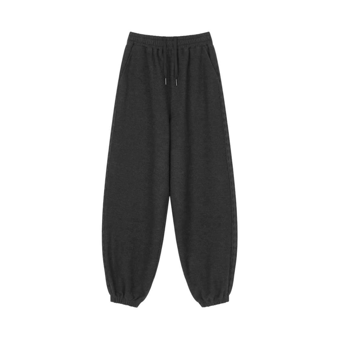 KW6DPALEP14DG Epingler Women Wool Blend Laced Sweatpants Charcoal - 26FW