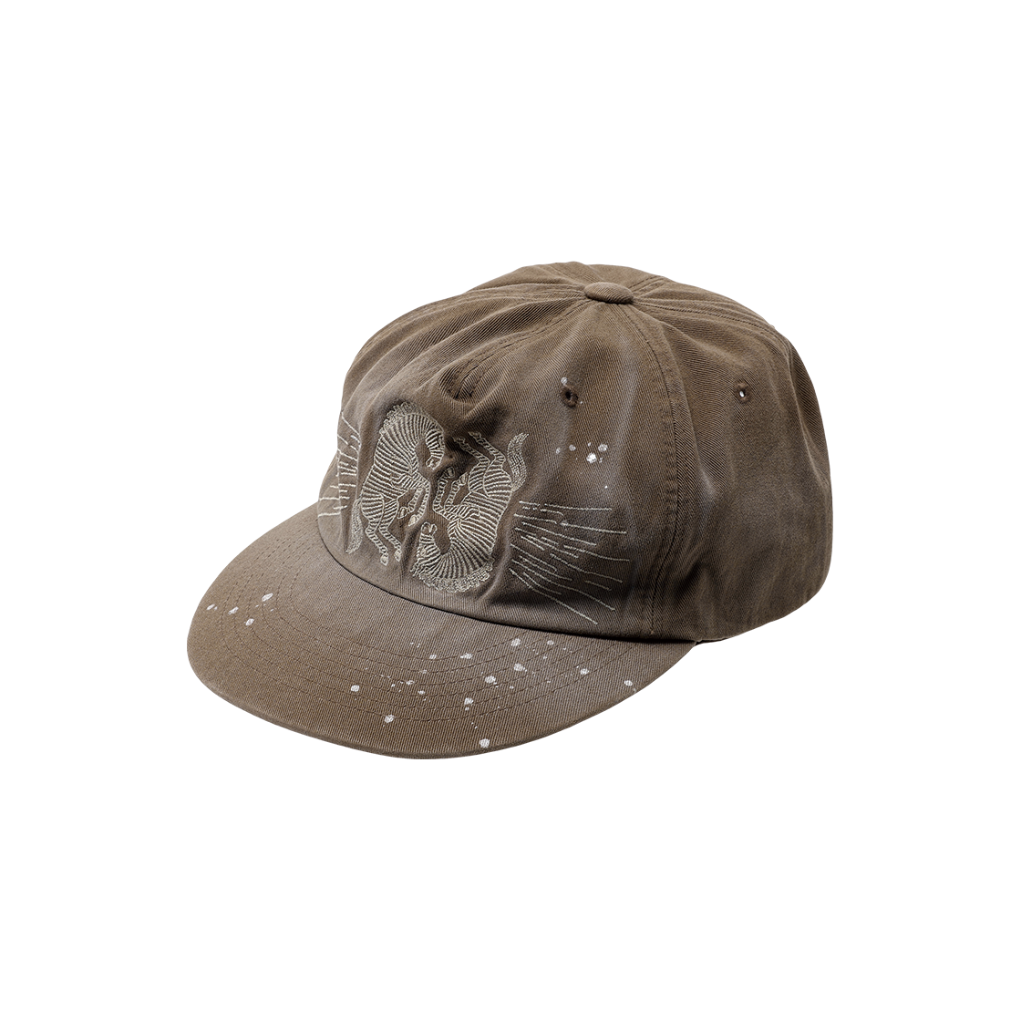 VH2GFUAB23ABR Thevinylhouse Twin Horse Ball Cap Brown