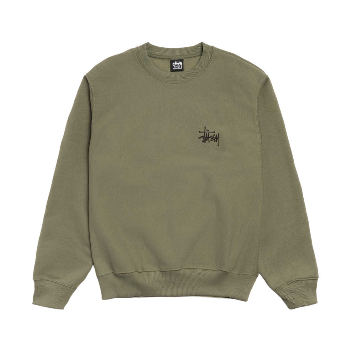 스투시 베이직 스투시 크루 올리브(Stussy Basic Stussy Crew Olive) - 2