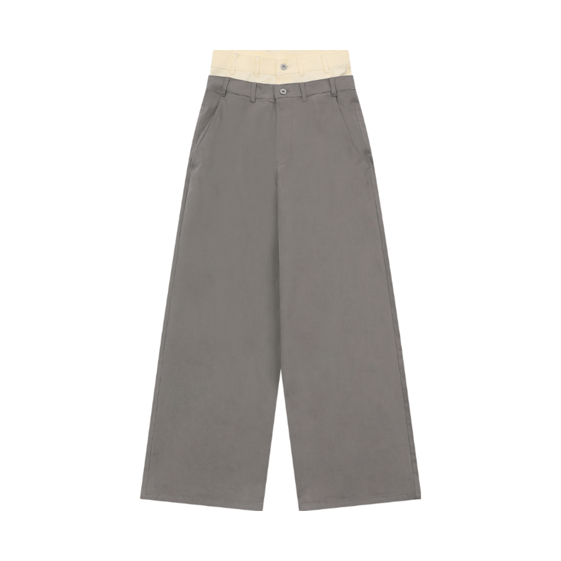 구미코 스위치 스커트 팬츠 옐로우&차콜(9umiko Switch Skirt Pants Yellow&Charcoal)