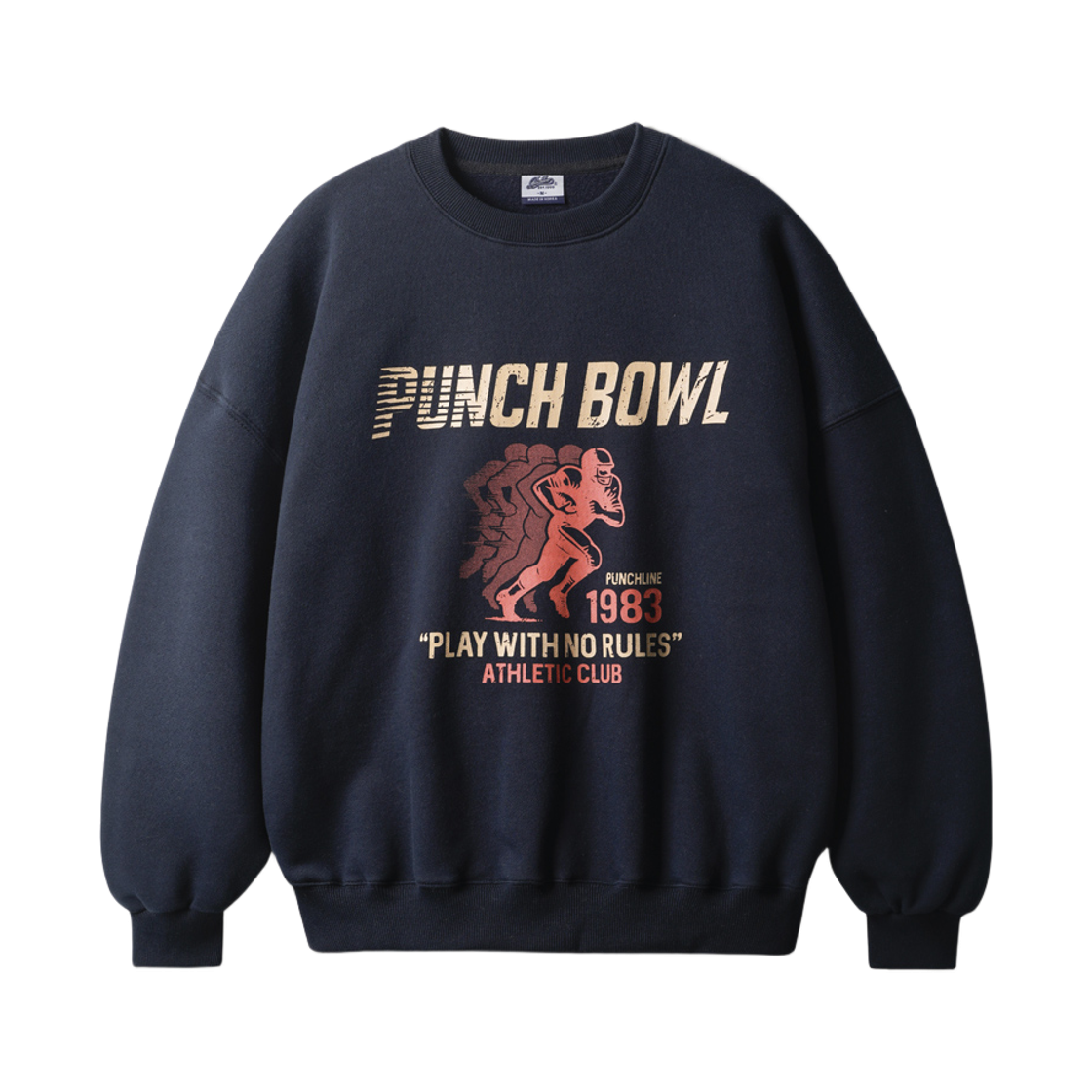 JUMT9210_navy_29 PUNCHLINE Punchball Sweatshirt Navy JUMT9210