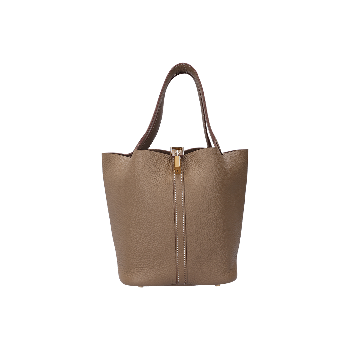 ITWB4CTPCVSD Hermes Picotin Lock 22 Clemence Bag in Etoupe