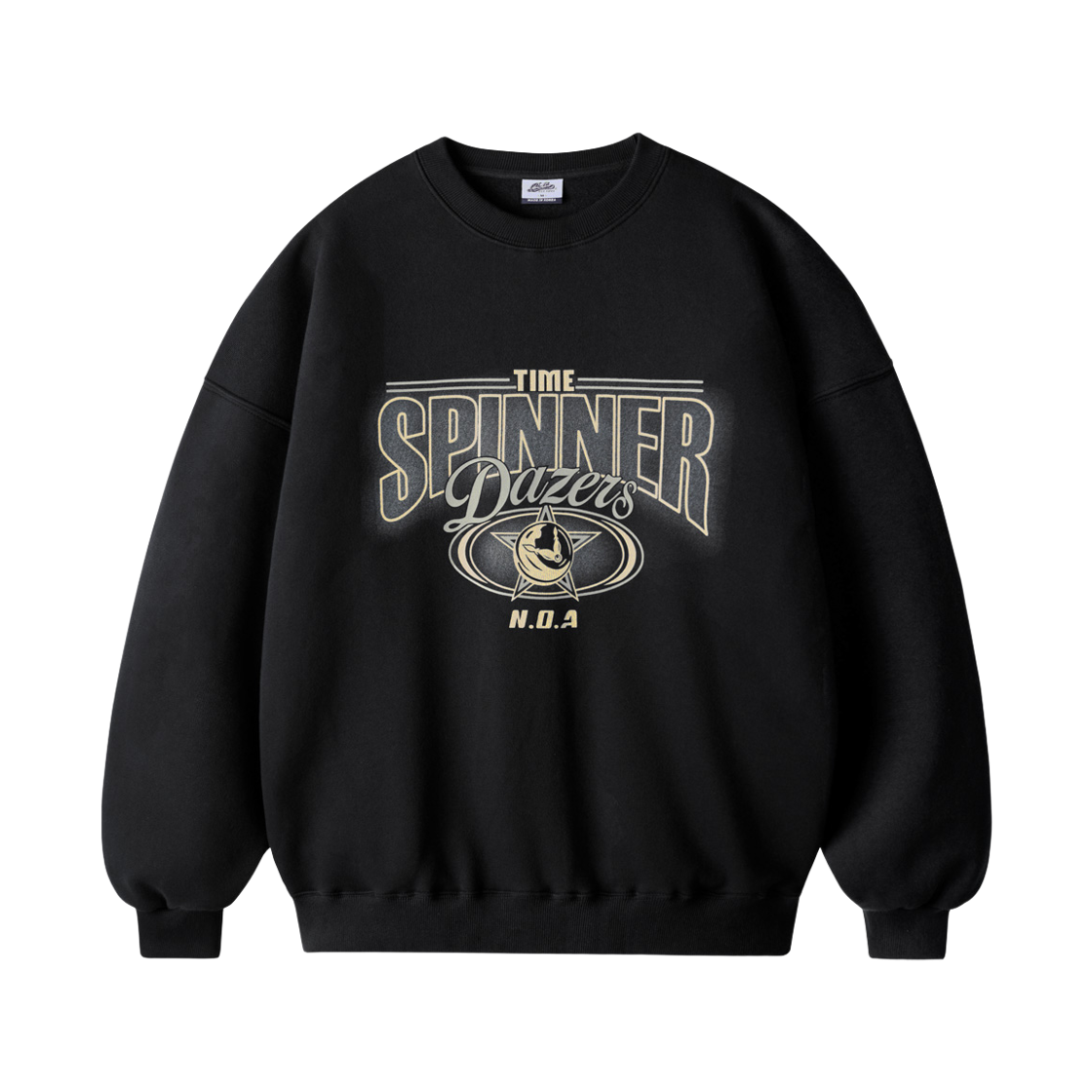 ISMT9206_black_29 PUNCHLINE Spinner Sweatshirt Black ISMT9206