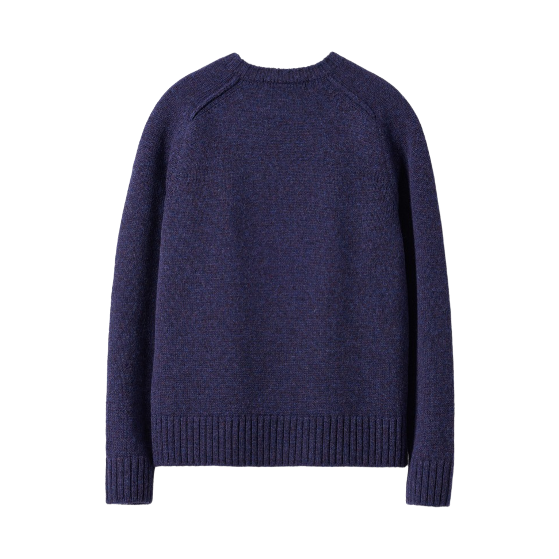 건지울른스 셔틀랜드울 스트럭쳐 새들 크루넥 스웨터 더스크 퍼플(Guernsey Woollens Shetland Wool Structure Saddle Crewneck Sweater Dusk Purple) - 2
