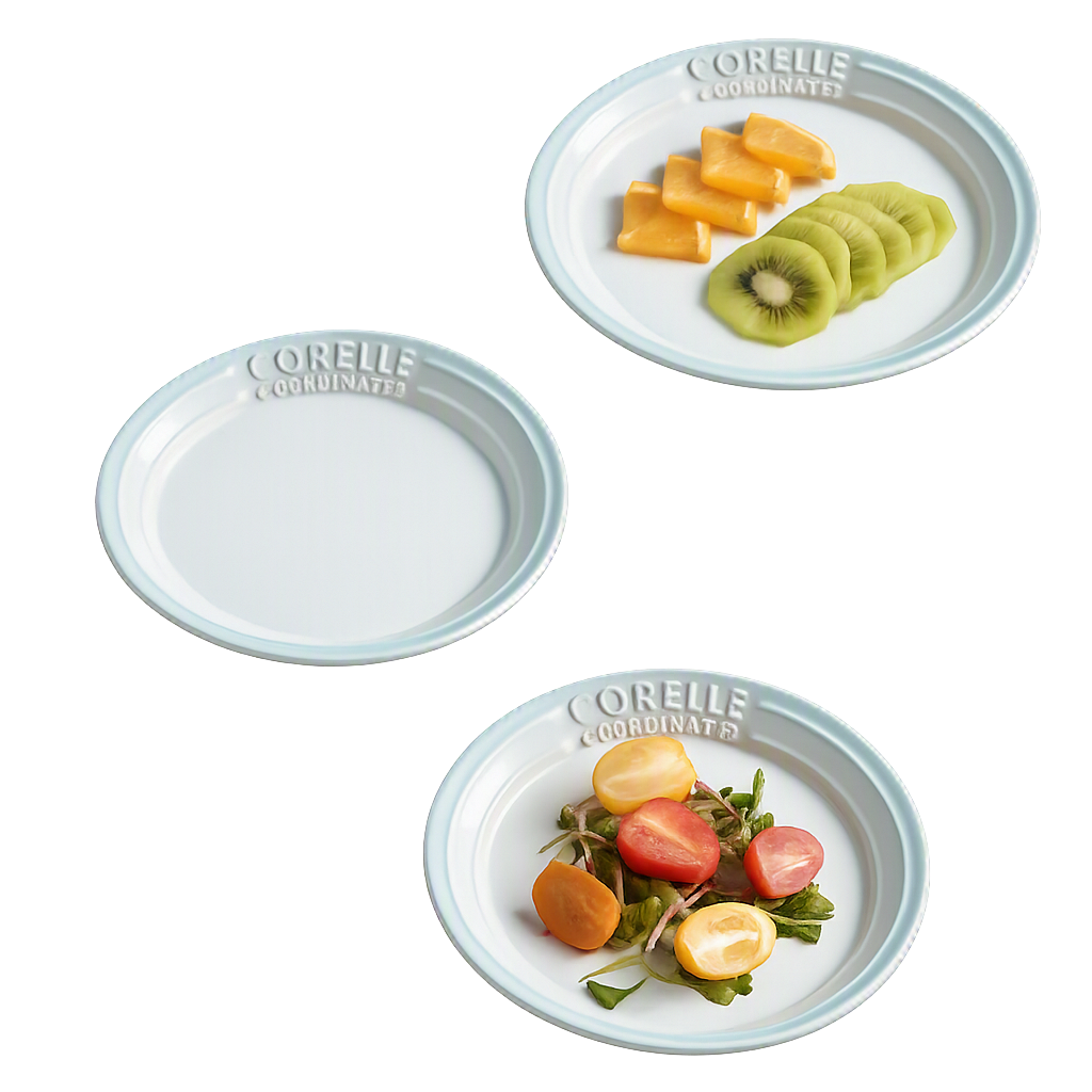 코렐 코디네이츠 브리즈스톤 접시 3P_블루(Corelle Coordinates Breeze Stone Plate 3‑Piece (Blue))