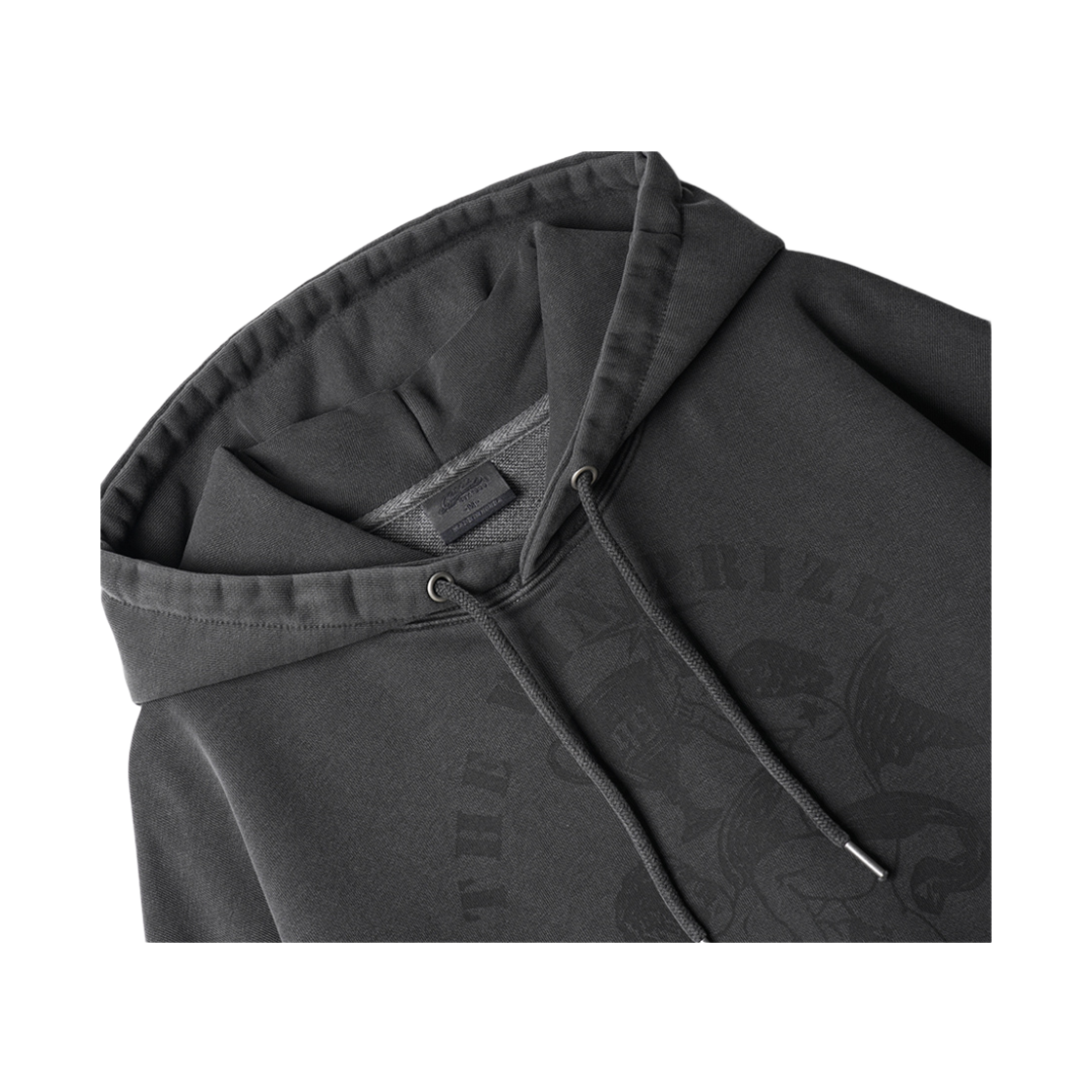 펀치라인 윈프라이즈 피그먼트 후드 다크그레이 ISHD9196(PUNCHLINE Win Prize Pigment Hoodie Darkgray ISHD9196)