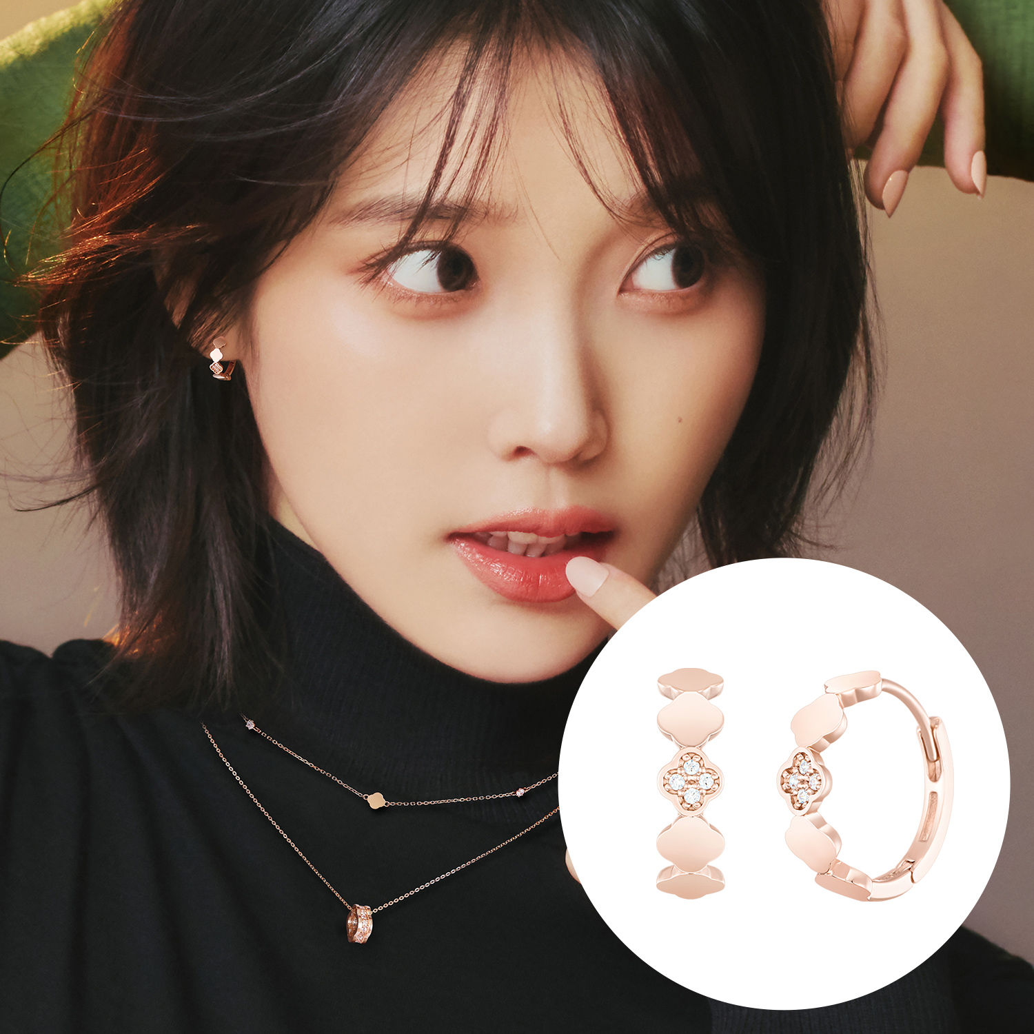 제이에스티나 CLOVIA 14K 귀걸이 (JJCLEQ3BS158R4000)(Jestina Clovia 14K 귀걸이 (Jjcleq3Bs158R4000)) - 2