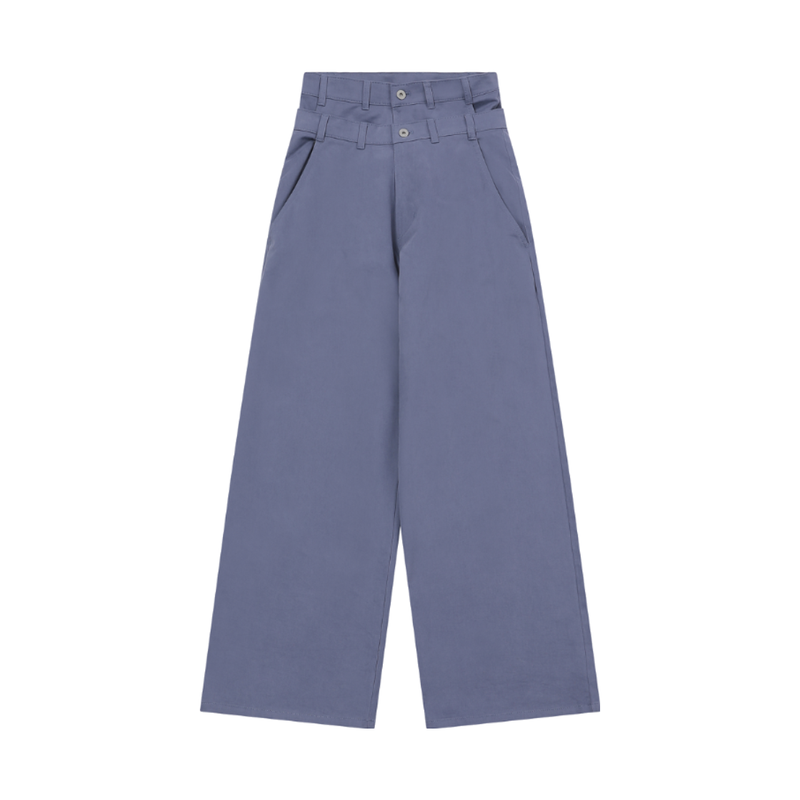 구미코 스위치 스커트 팬츠 블루&블루(9umiko Switch Skirt Pants Blue&Blue)