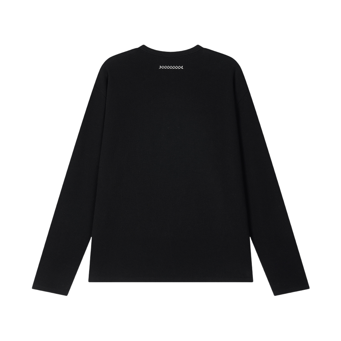 준느 T28 와플 롱슬리브 블랙(Junne T28 Waffle Black) - 2