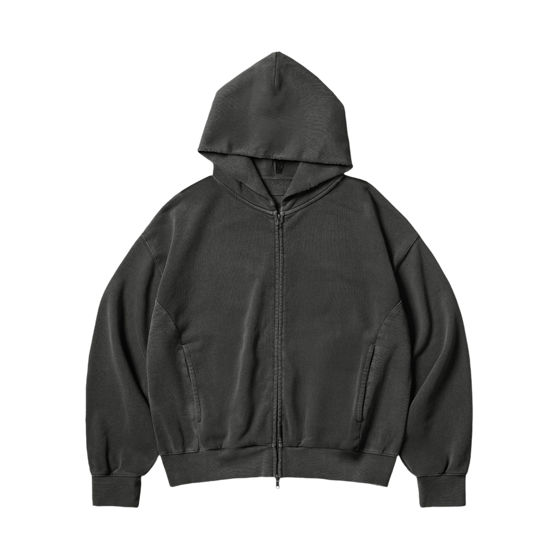 JUHD6966_darkgray_29 EZKATON Silinea Heavy Pigment Hood Zip-up Darkgray JUHD6966