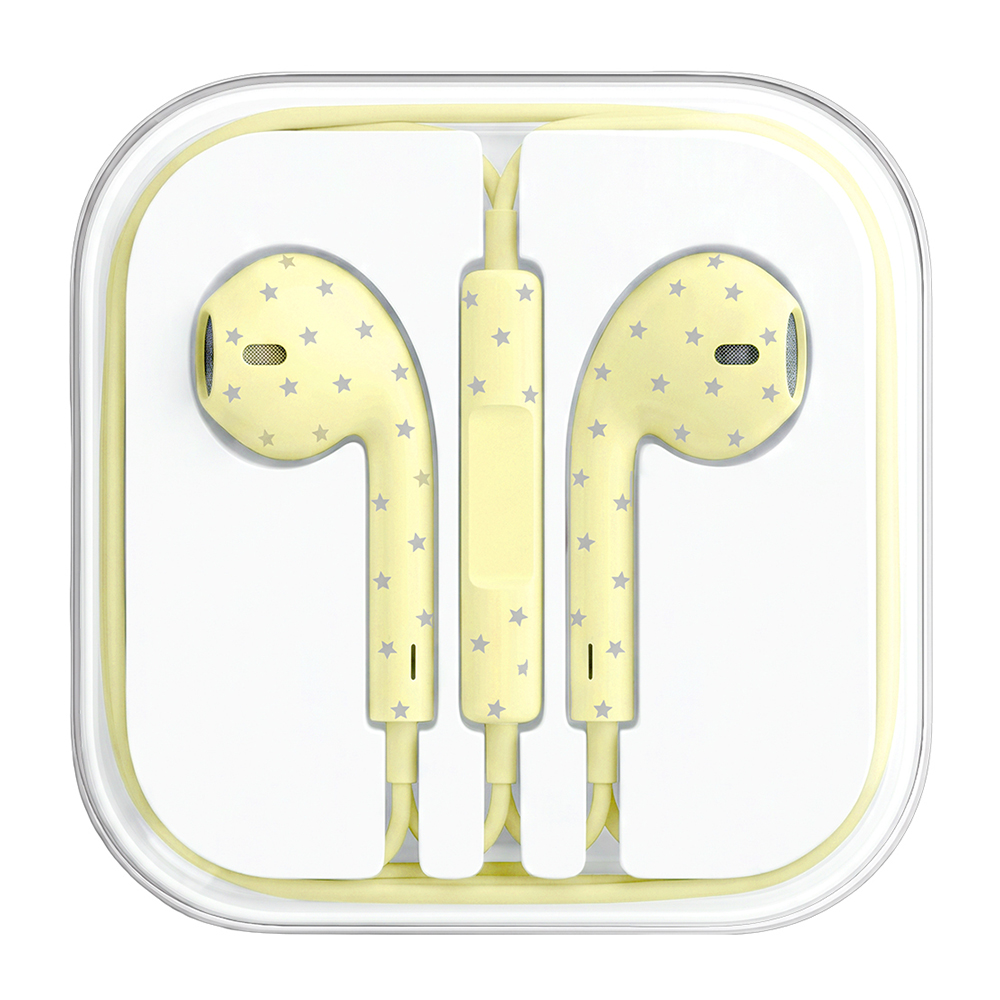 Doti Lemon x Ash Star NUART Doti Stereo EarPods-Style Wired Earphones, Lemon x Ash Star