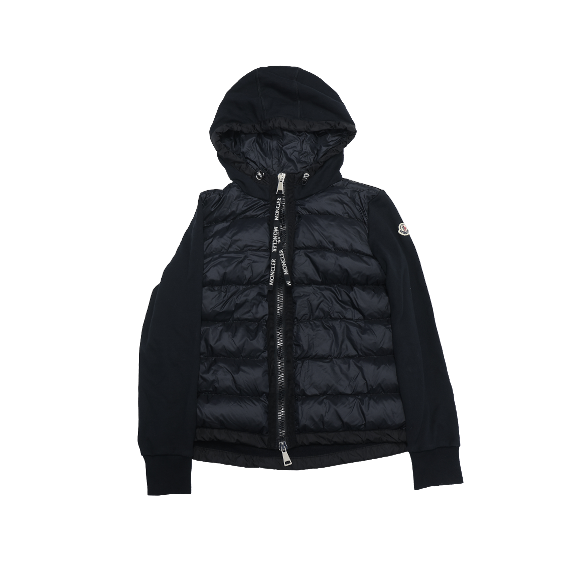 ITDOMEK44N2C Moncler Hooded Padded Jacket Nylon Black