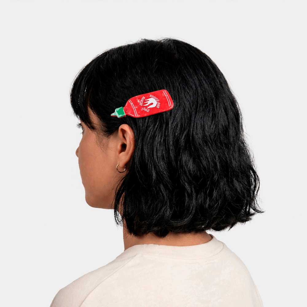 잇마이삭스 Sriracha 스리라차 헤어핀 머리핀(Eat My Socks Sriracha  Hair Clips) - 5