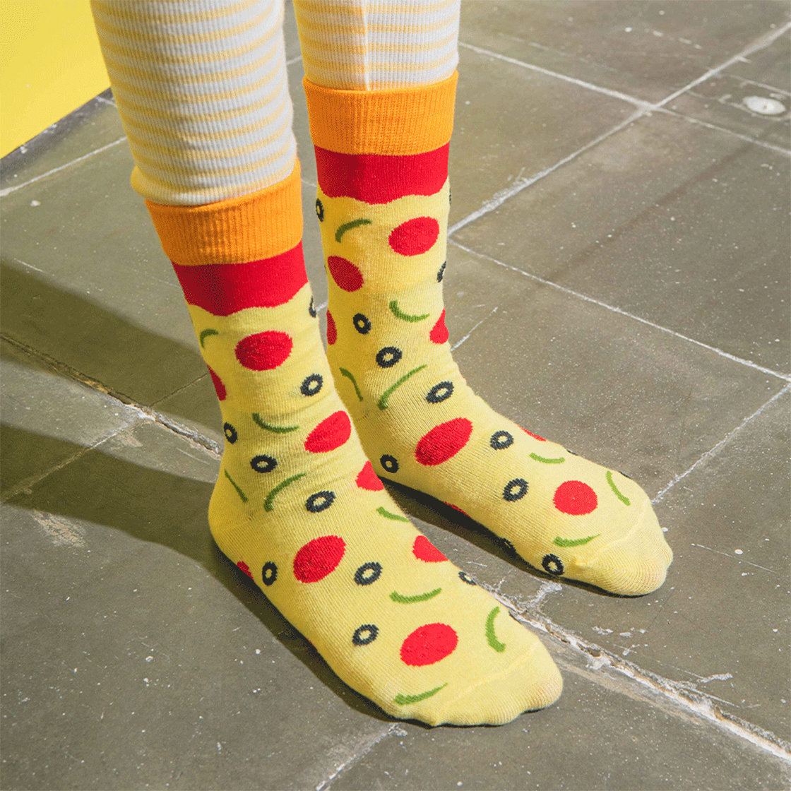 잇마이삭스 3D Napoli Pizza 나폴리피자 키즈양말(Eat My Socks 3D Napoli Pizza Kids) - 3