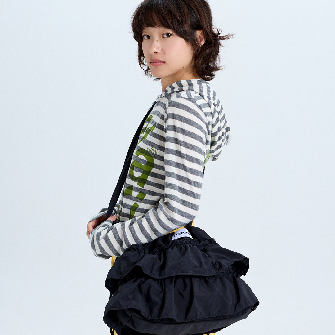 마크니 캉캉 프릴 숄더 크로스 백 블랙(MACNI Cancan Frill Shoulder Cross Bag Black) - 2