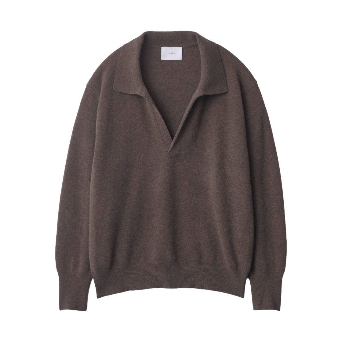 KM6DKNPSI05BR ssstein Extra Fine Wool Knit Skipper Mocha - 26FW