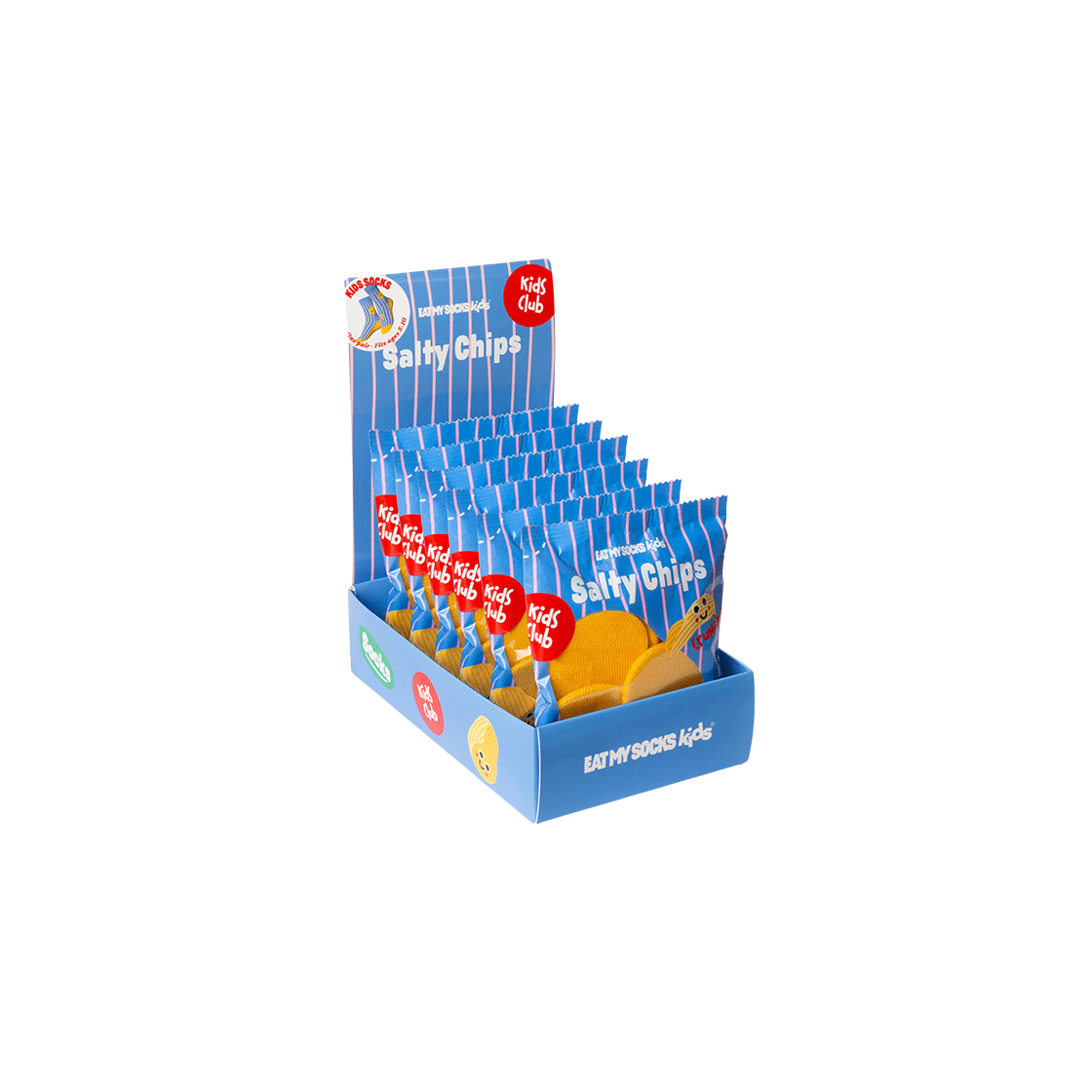 잇마이삭스 3D Salty Chips 감자칩 키즈양말(Eat My Socks 3D Salty Chips Kids) - 3