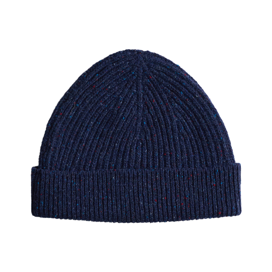 건지울른스 앵커 플로팅 숏 비니 네이비 넵(Guernsey Woollens Anchor Floating Short Beanie Navy Nep) - 2