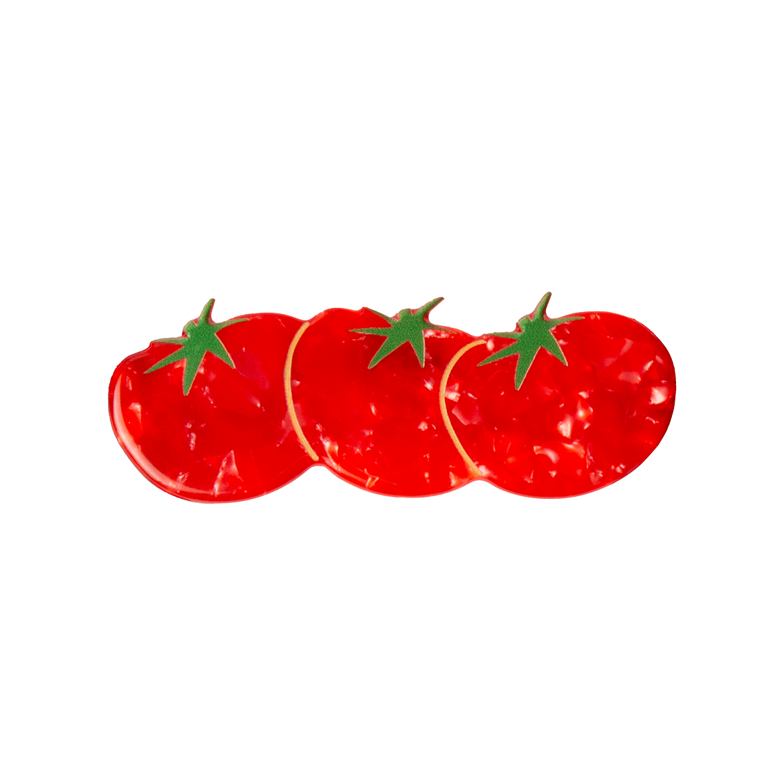 Tomato Hair Clips Eat My Socks Tomato Hair Clips