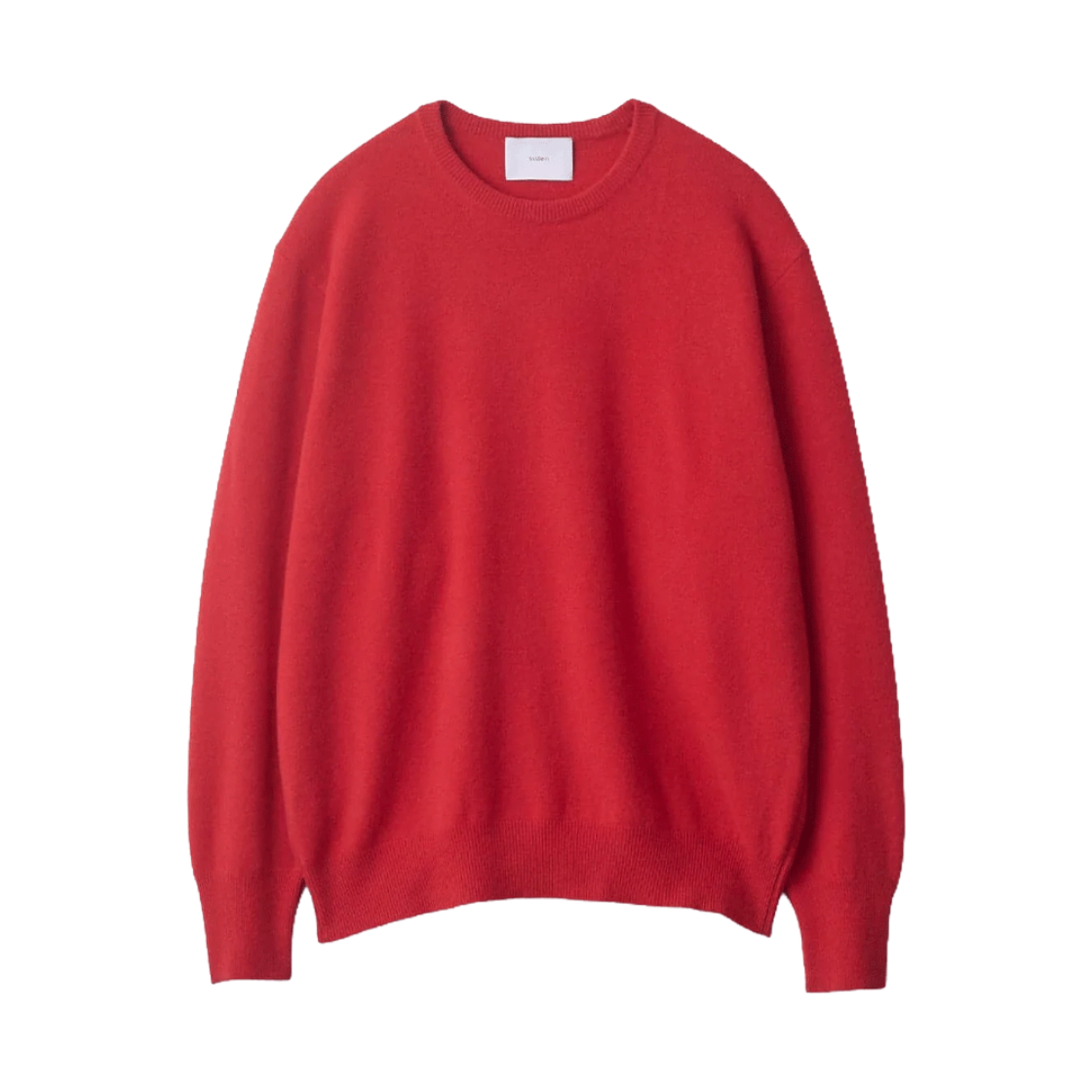 KM6DKNPSI09RD ssstein Extra Fine Wool Knit Crew Neck LS Red - 26FW