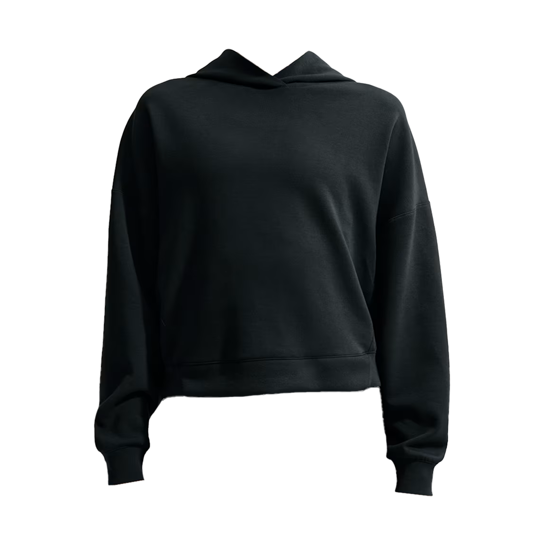 IR1930-011 (W) Nike 24.7 Impossibly Soft Pullover Hoodie Black Dark Smoke Grey - Asia